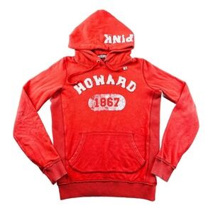 Vintage PINK Victoria's Secret Hoodie Women S Red Howard University Preppy